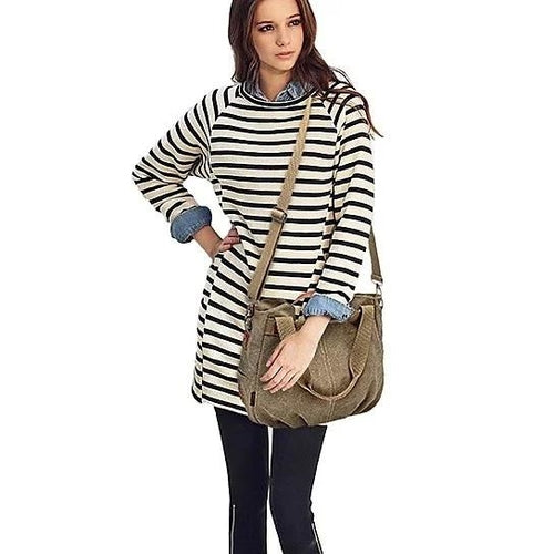 Canvas Satchel (Handbag) with RFID Case in 7 Colors