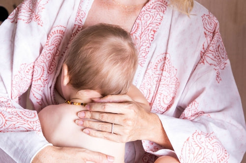 Pink City Robe for new moms