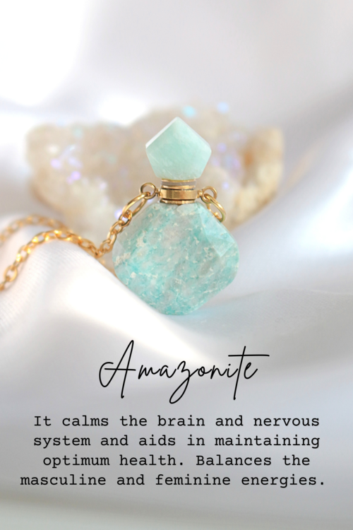 Luxury Mini Crystals Bottles | 24 K Natural Crystals Necklaces