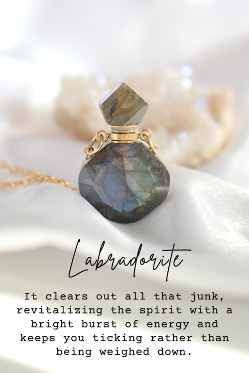 Luxury Mini Crystals Bottles | 24 K Natural Crystals Necklaces